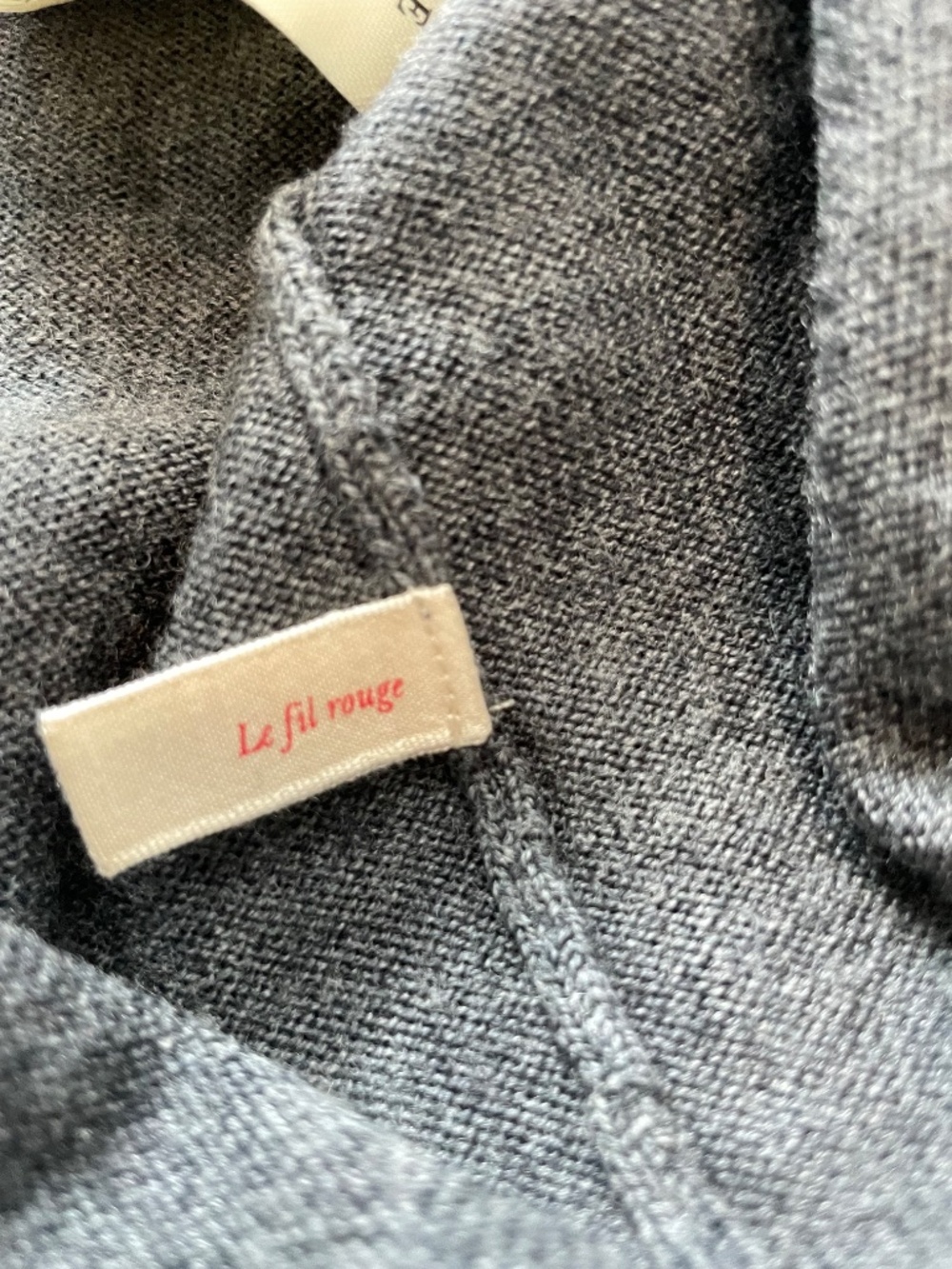 Sezane Gray 100% Merino Wool Crewneck Pullover Sweater Women's Small, Minimalist - Picture 8 of 8